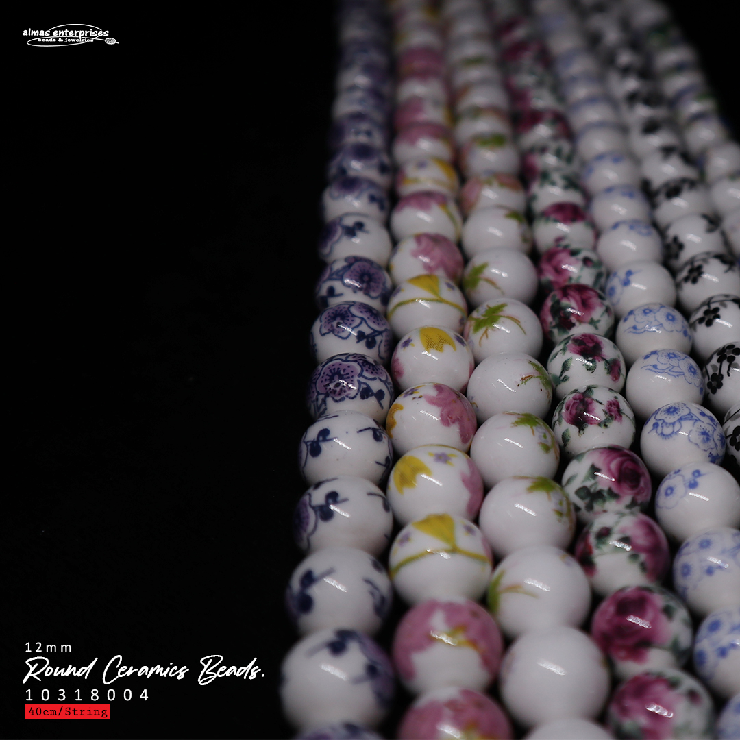 Round Ceramics Beads