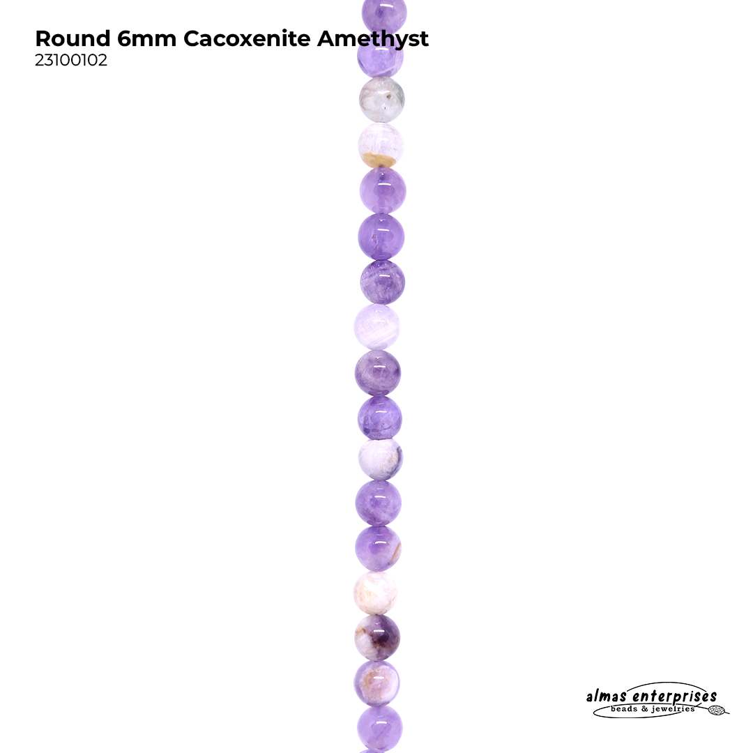 Round Cacoxenite Amethyst