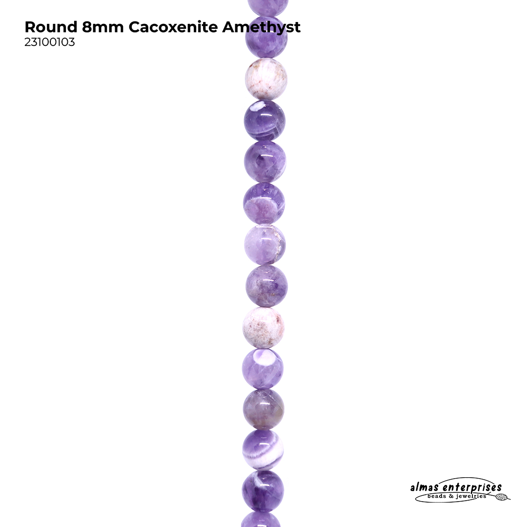 Round Cacoxenite Amethyst