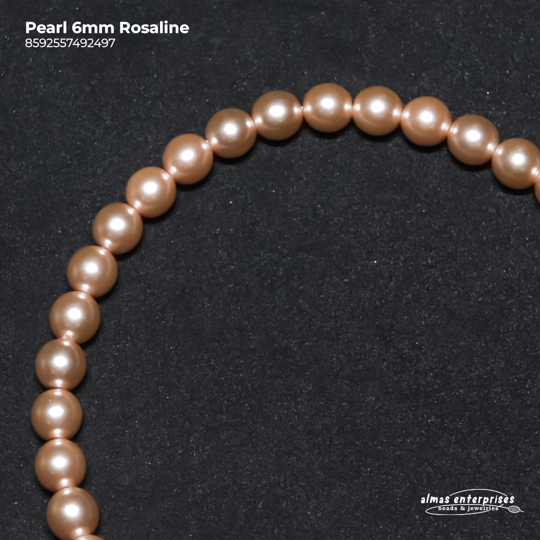 Preciosa Pearl 6mm Rosaline