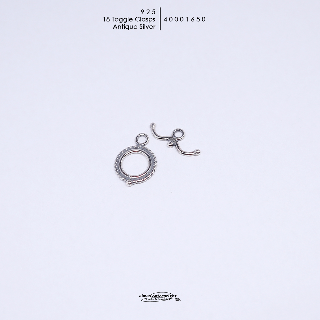 Toggle Clasps AS 925 18