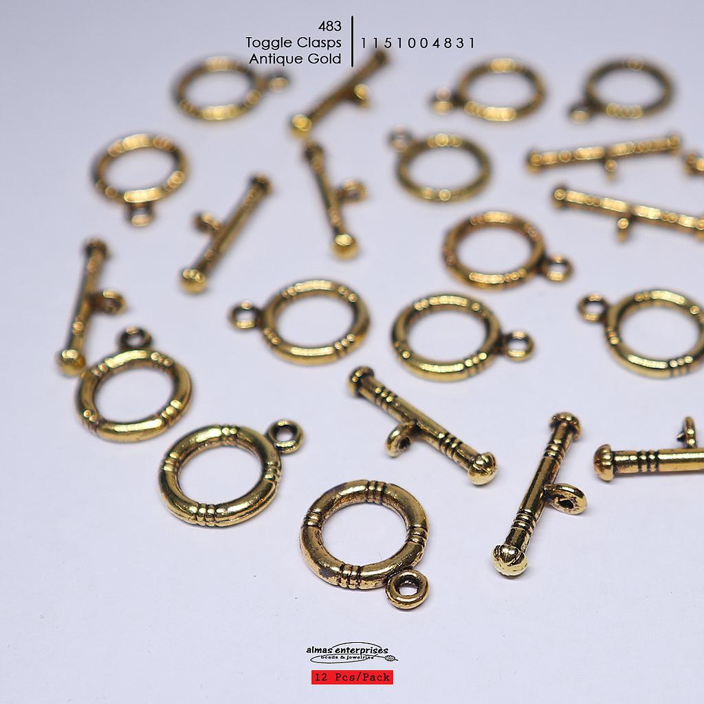 483 Toggle Clasps/12pair