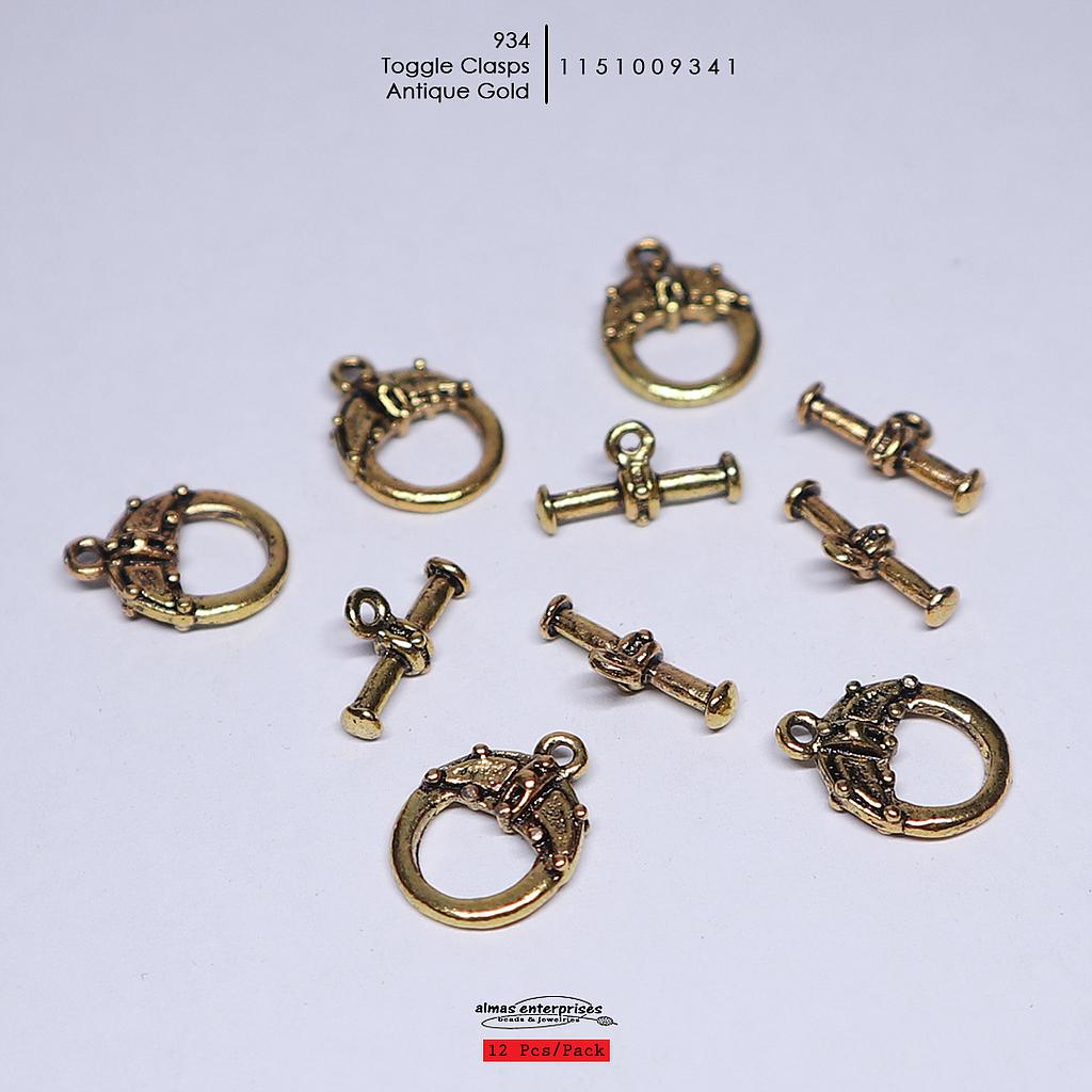 934 Toggle Clasps/12pair