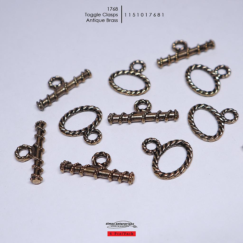 1768 Toggle Clasps/6pair