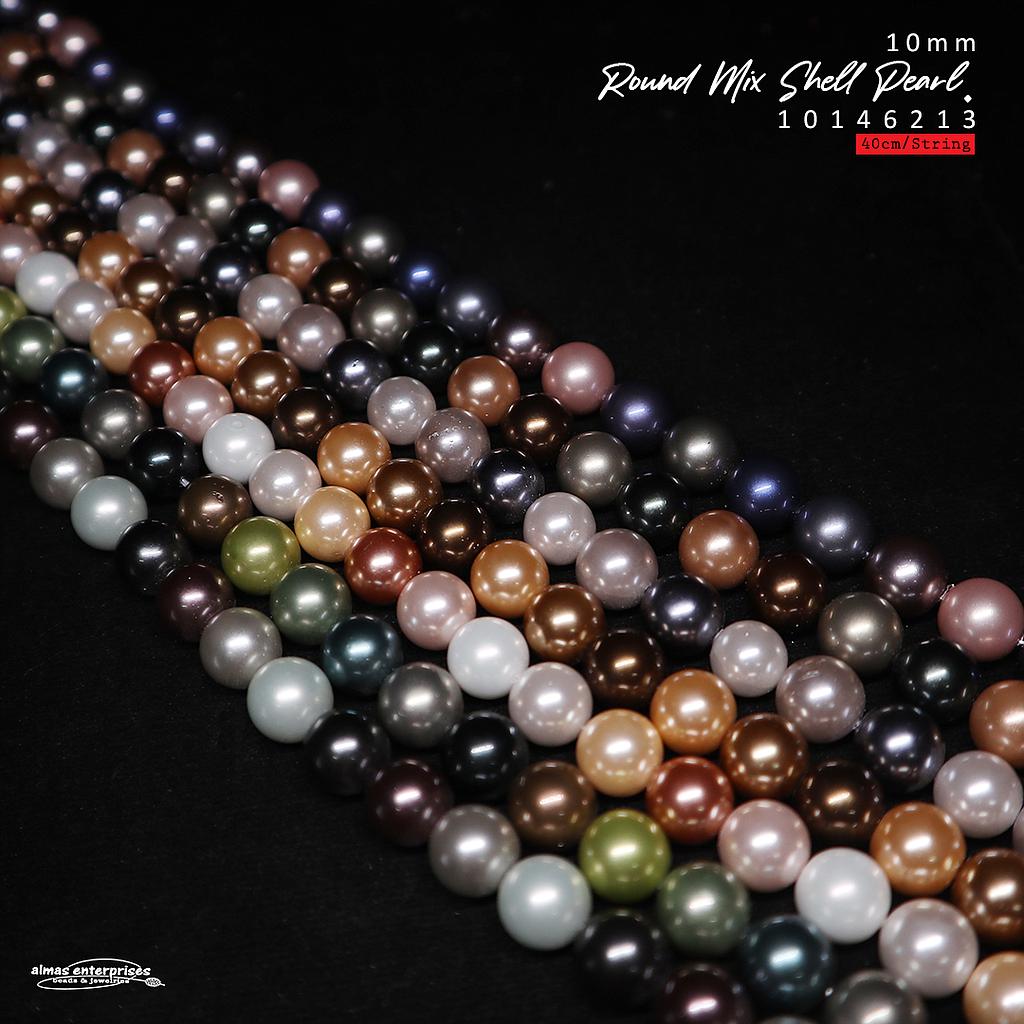 Rd 10mm Mix Shell Pearl