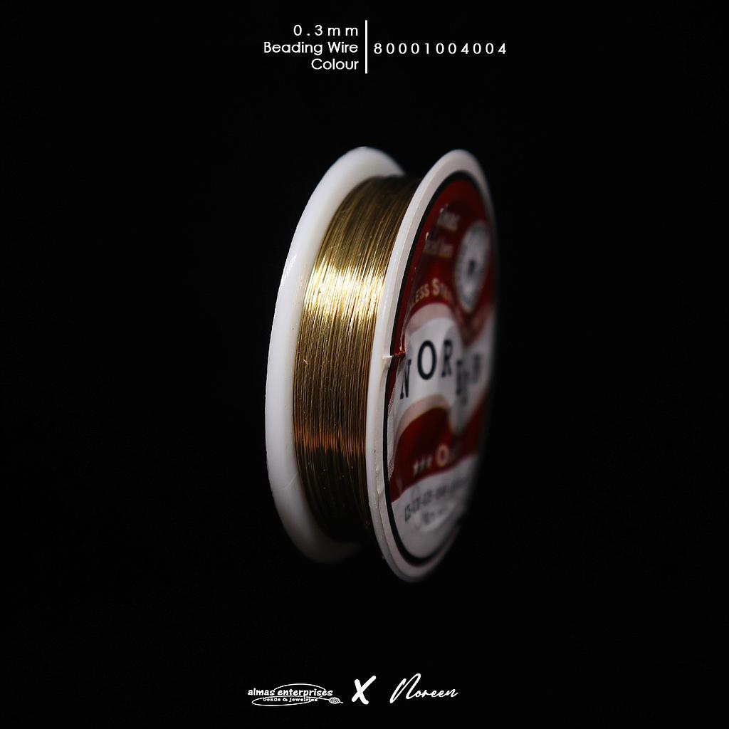 Col Gold 0.3 Beading Wire