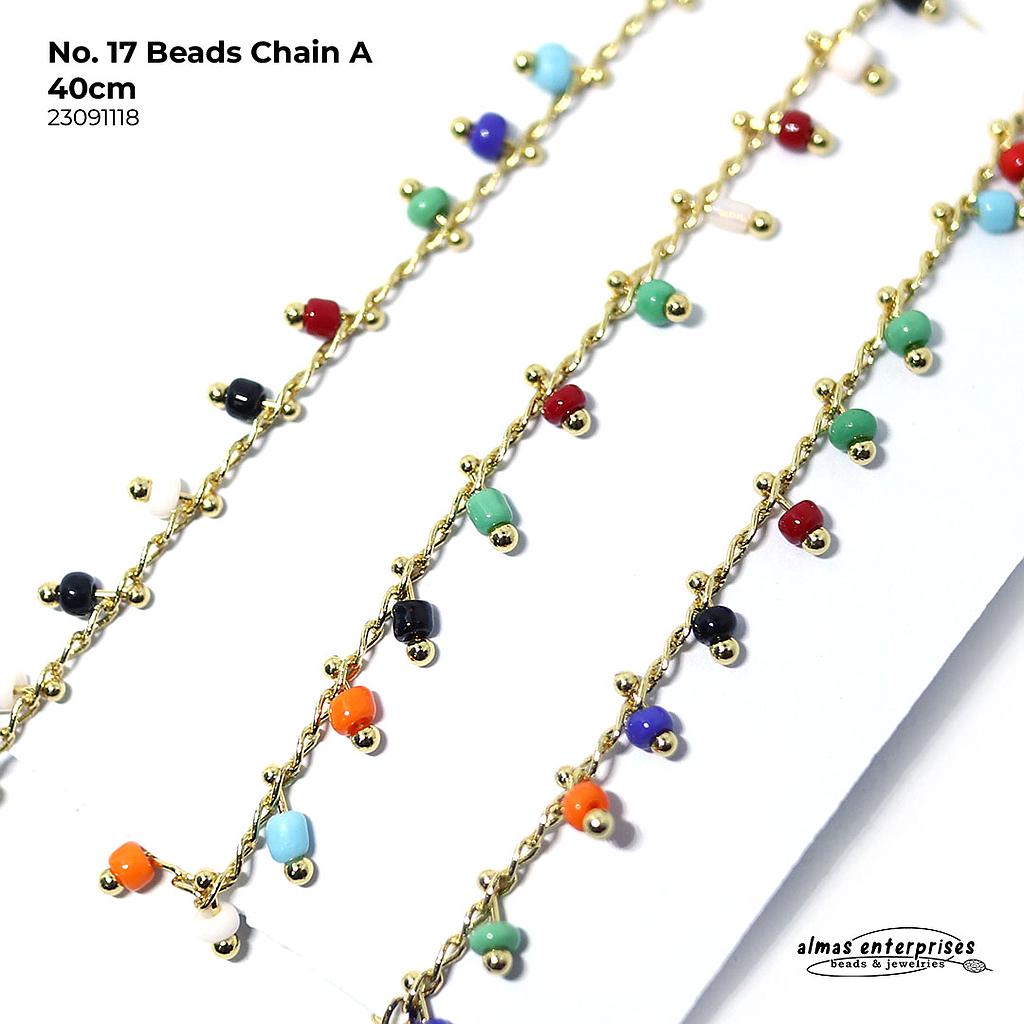 No.17 Beads Chain/40cm