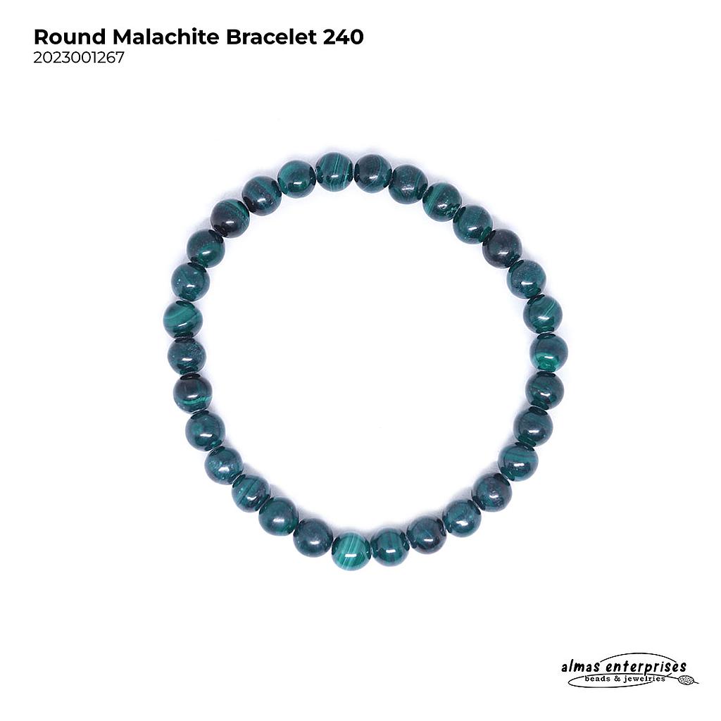 Round Malachite Bracelet