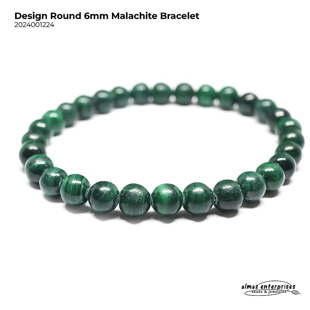 Design Round Malachite Bracelet