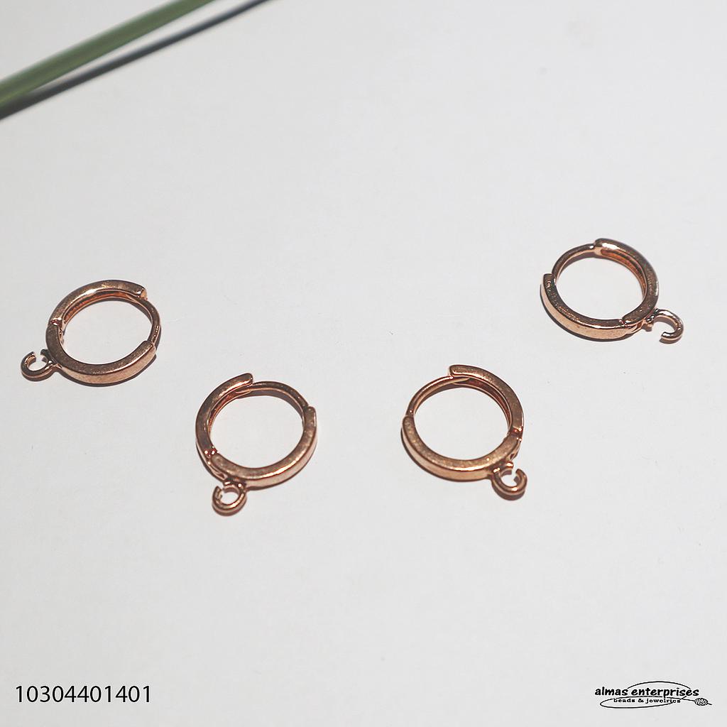 Copper N Earring Hook/2pair