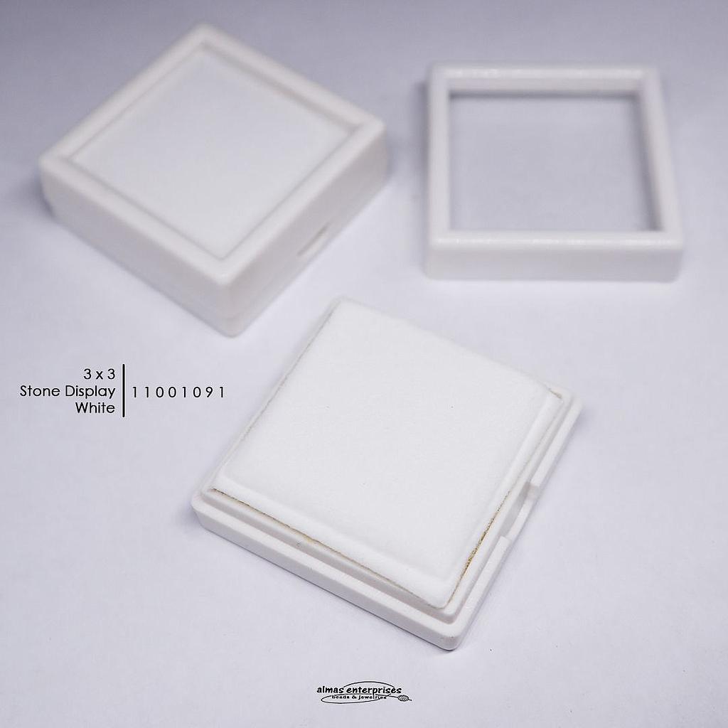 White 3x3 Stone Display/6