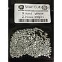 CZ 2,25MM WHITE STAR CUT (350 pcs)