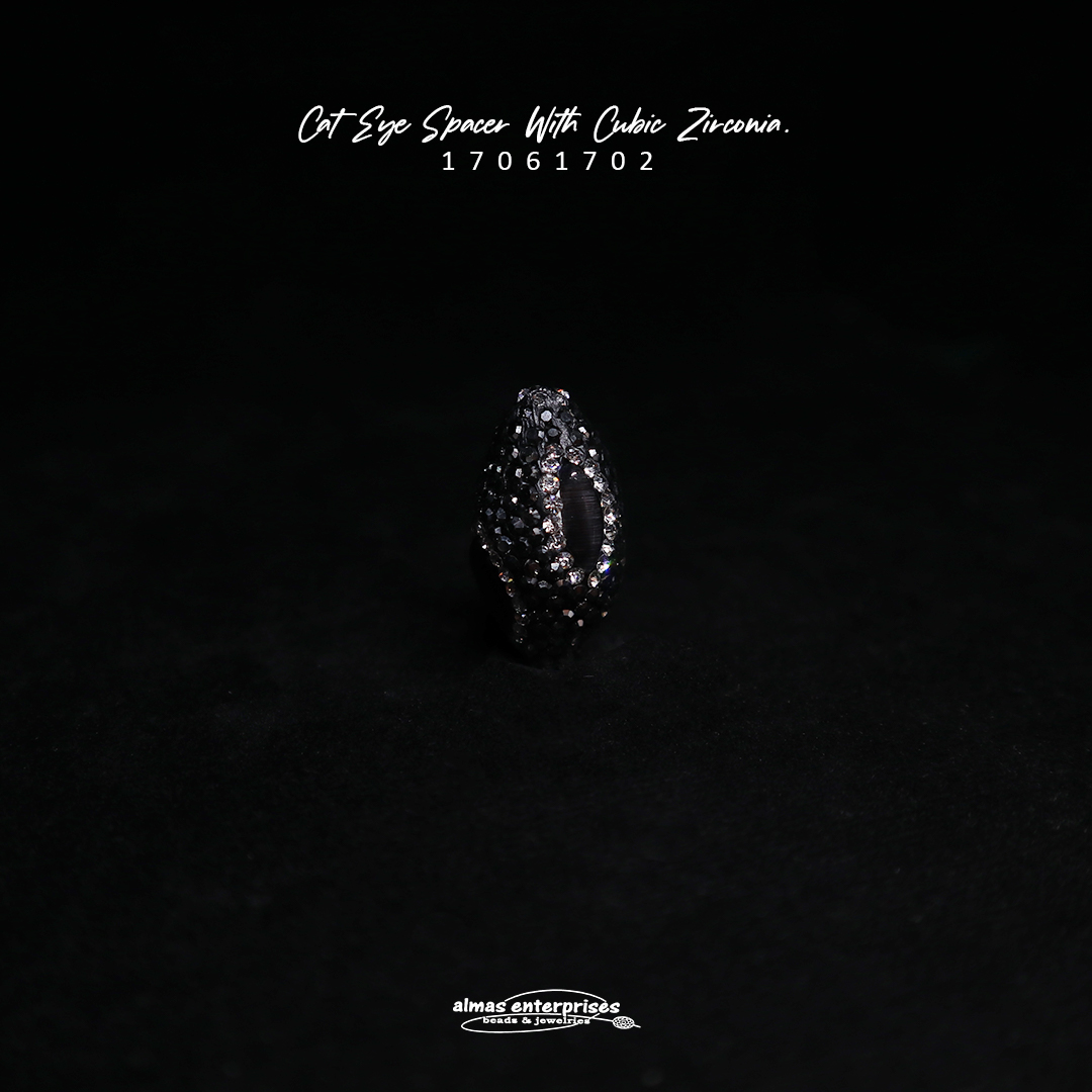 Cat Eye Spacer With CZ
