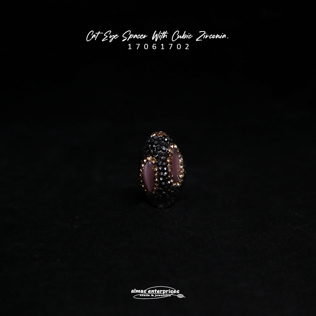 Cat Eye Spacer With CZ