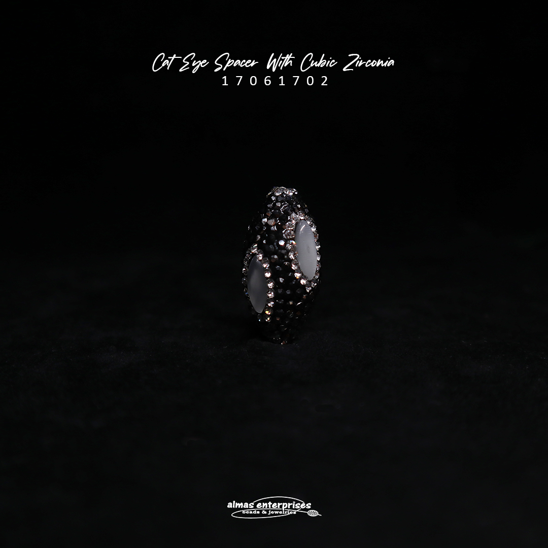 Cat Eye Spacer With CZ