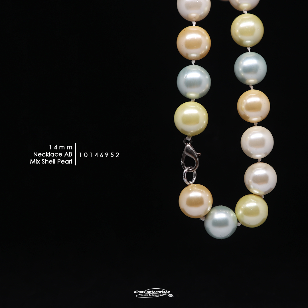 Neklace 14mmAB Mix Shell.P