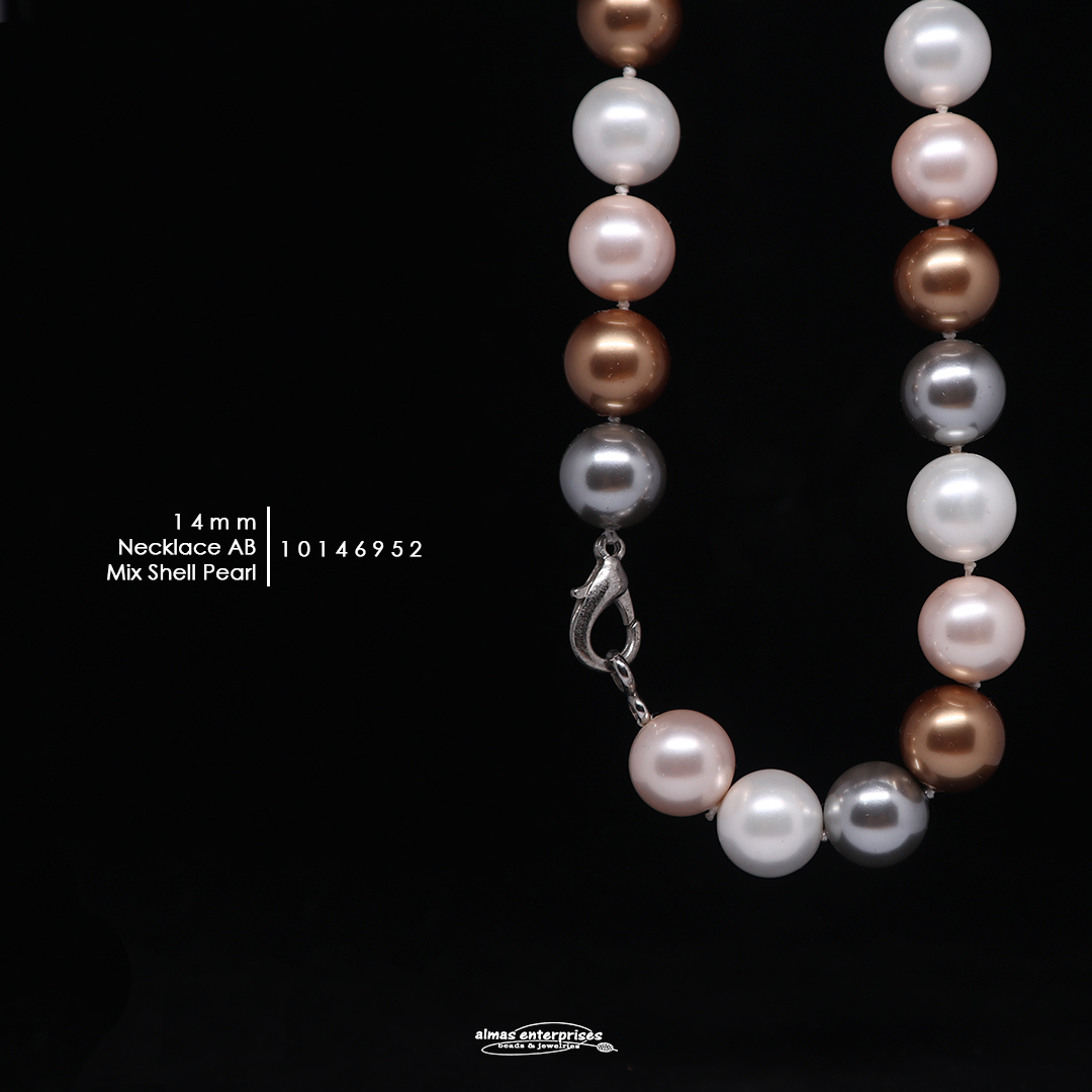 Neklace 14mmAB Mix Shell.P