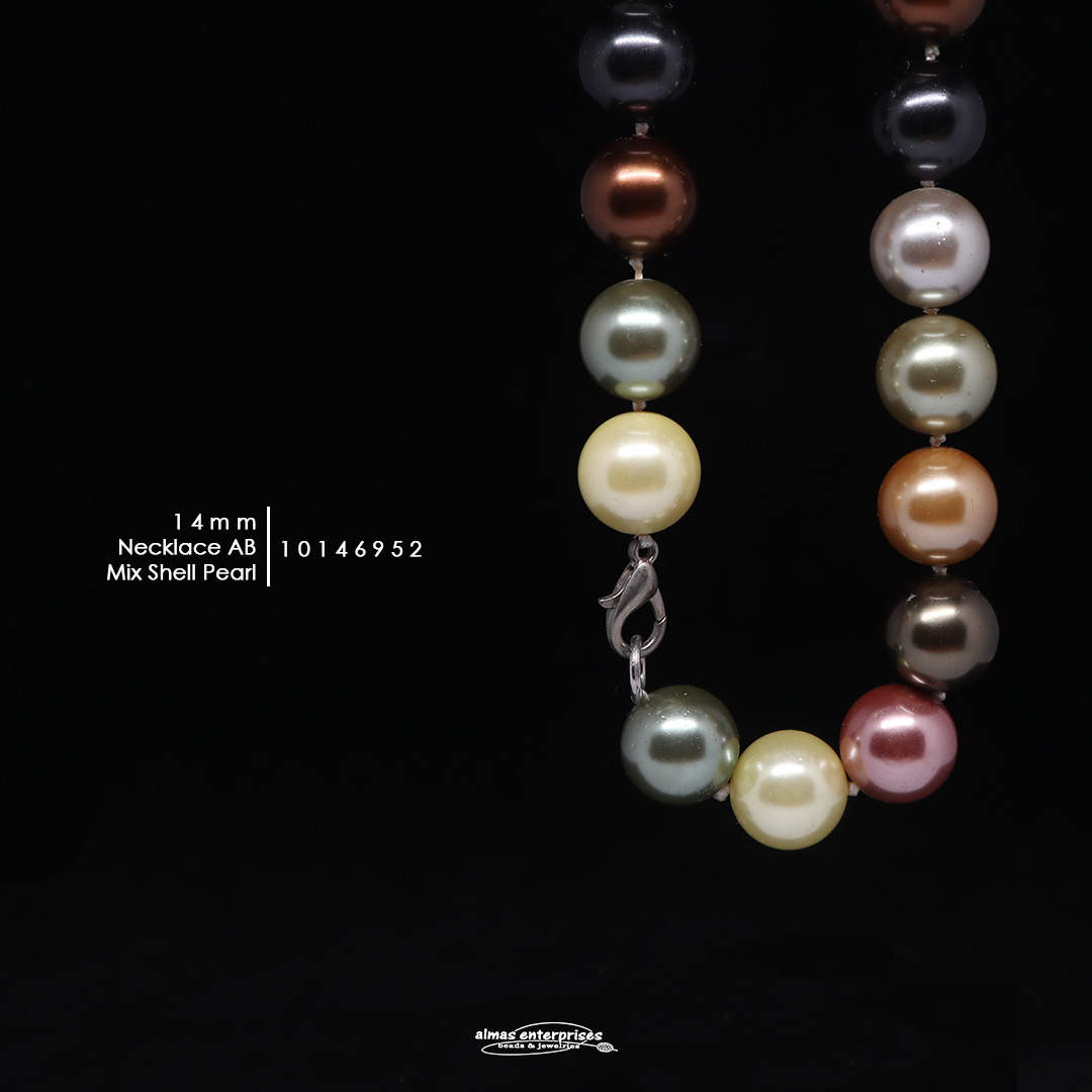 Neklace 14mmAB Mix Shell.P