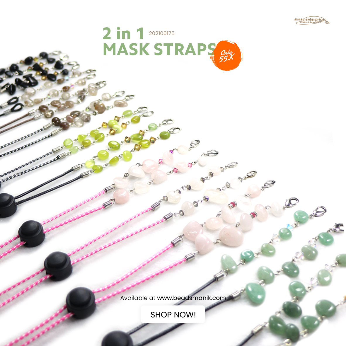 2 in 1 Mask Strap A