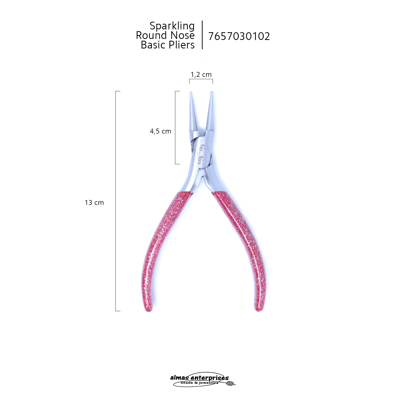 Sparkling Rd Nose Basic Pliers