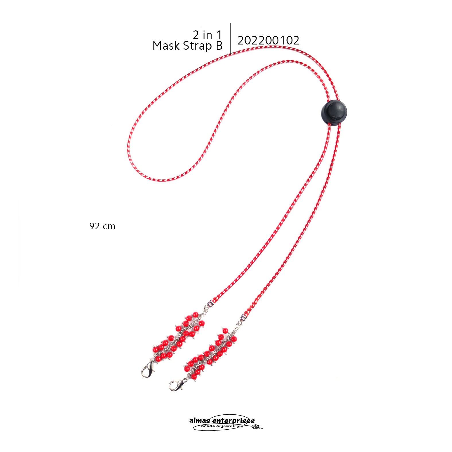 2 in 1 Mask Strap B