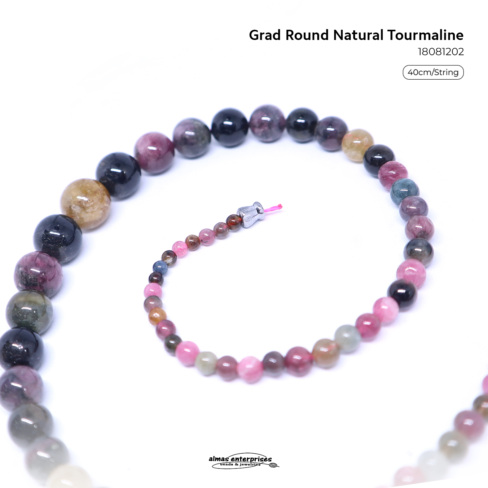 Grad Round Natural Tourmaline