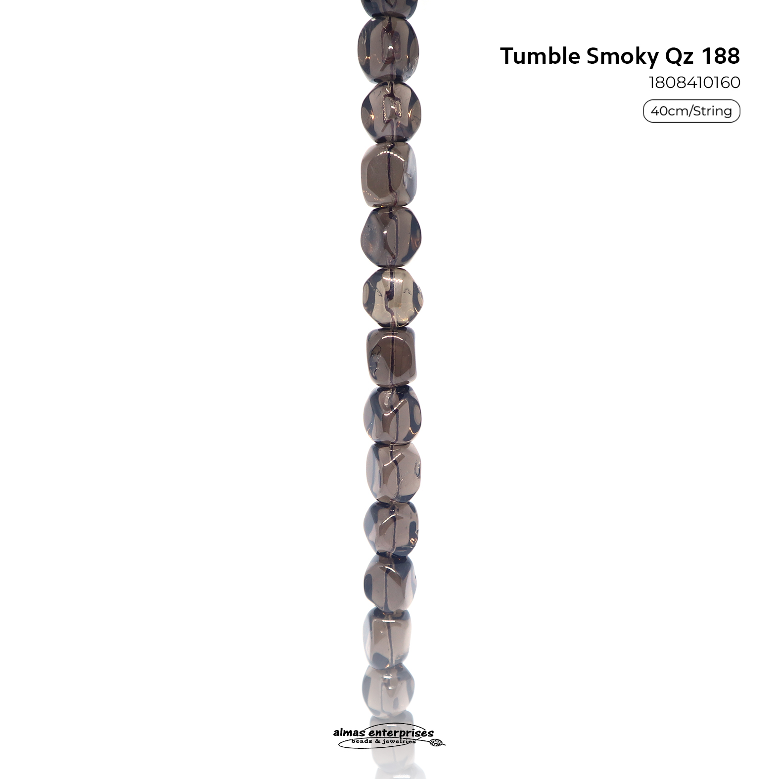 Tumble Smoky Qz 188