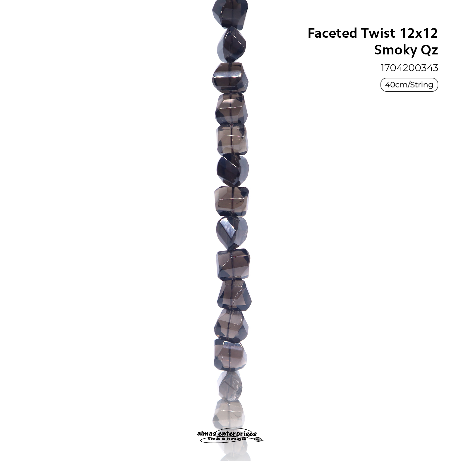 Fac Twist 12x12 Smoky Qz