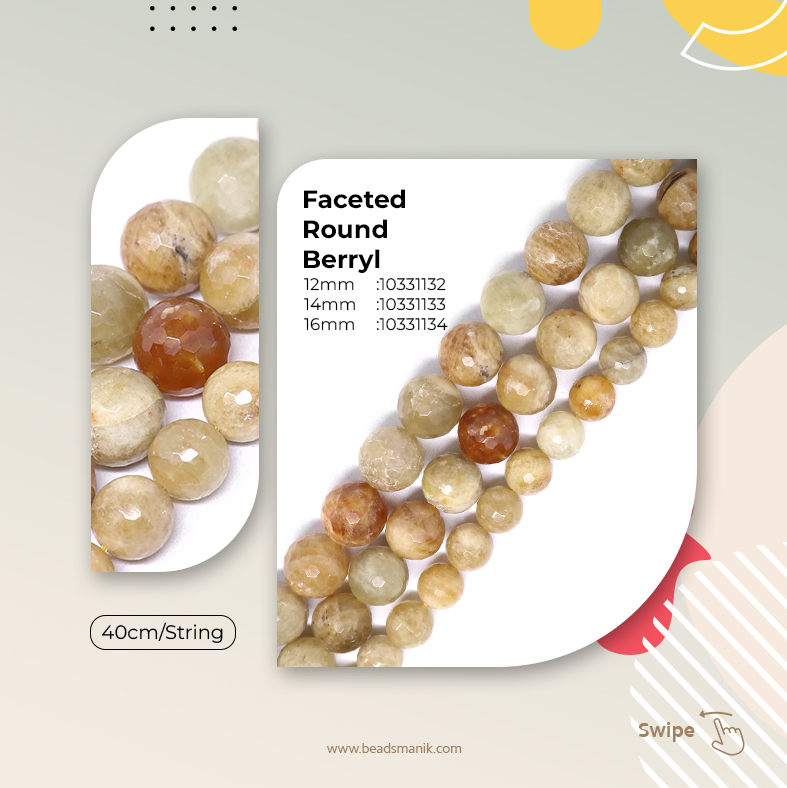 Faceted Round Berryl