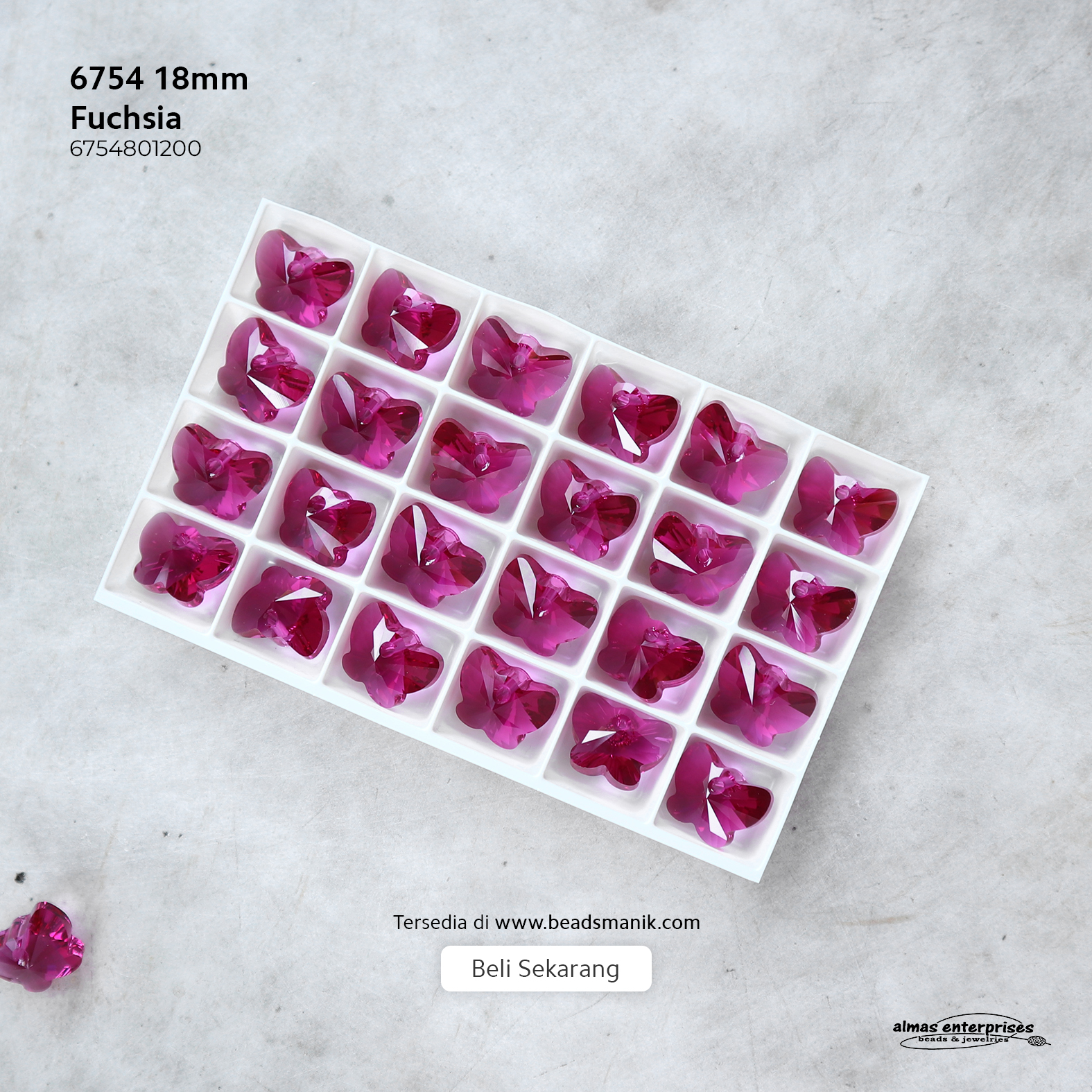 6754 18mm FUCHSIA