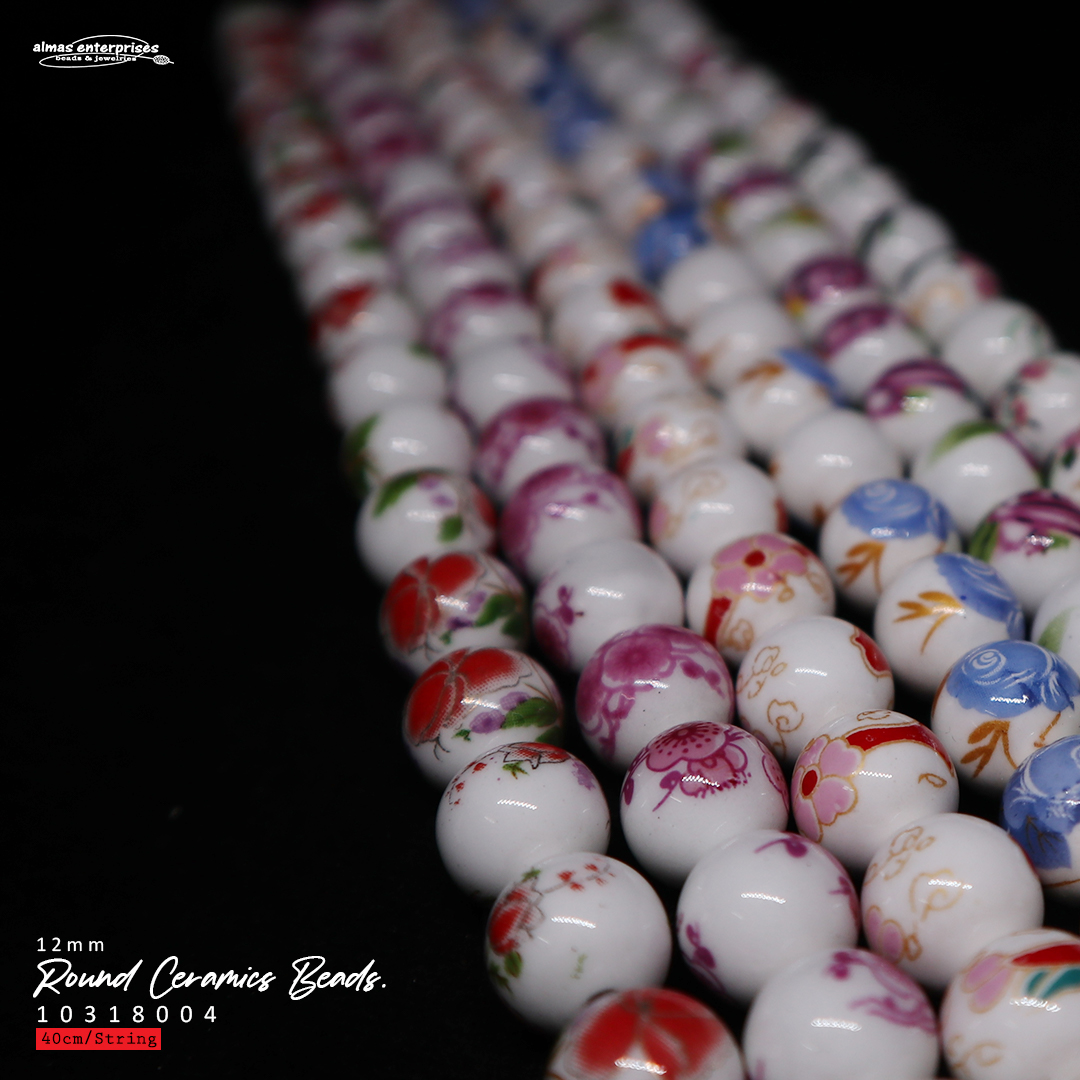 Round Ceramics Beads
