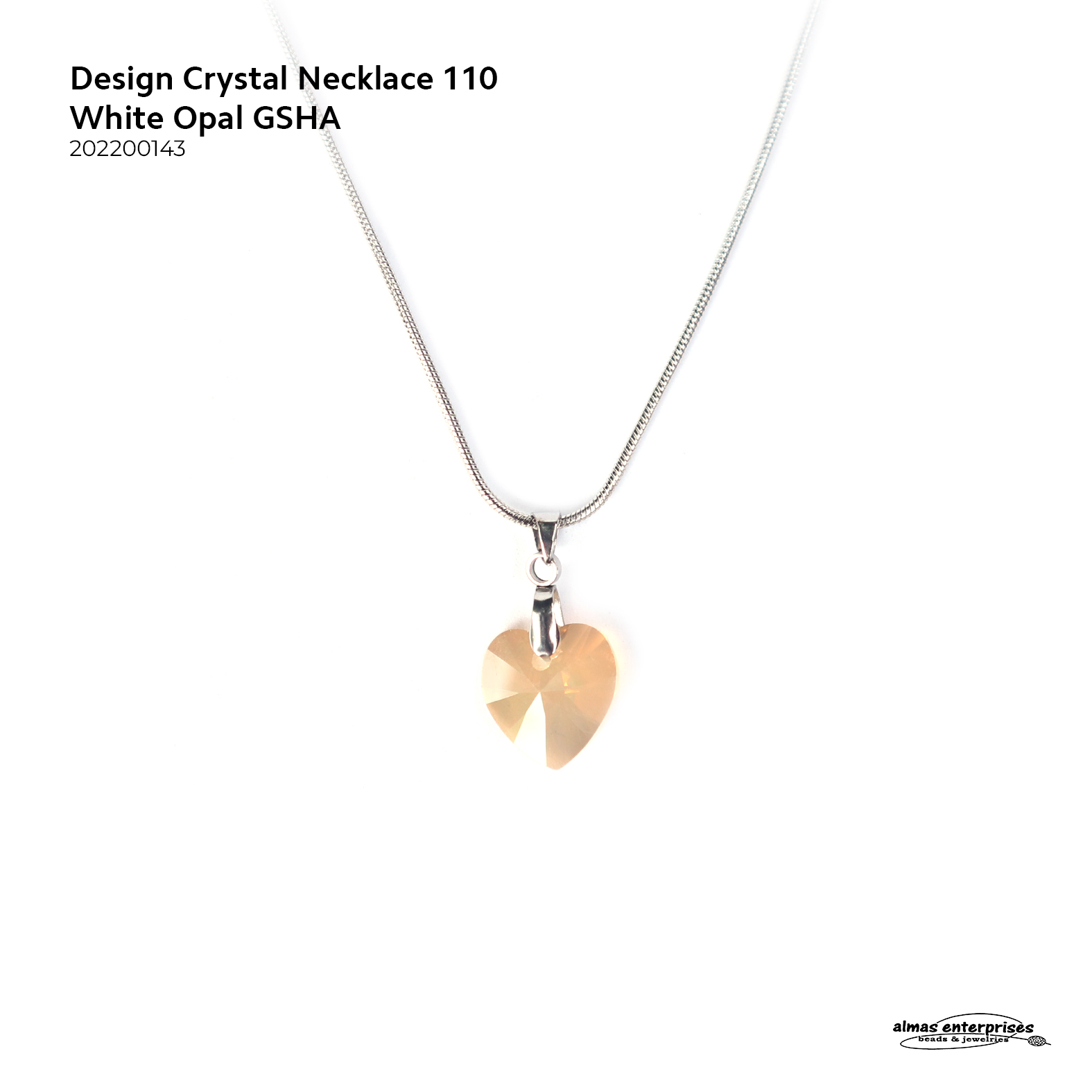 Design Crystal Necklace 110