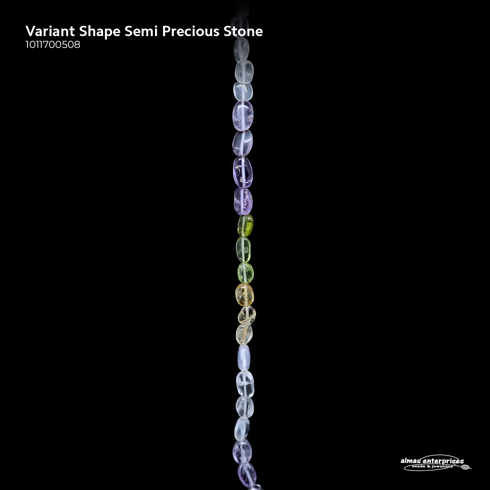Var Shape Semi Precious Stone