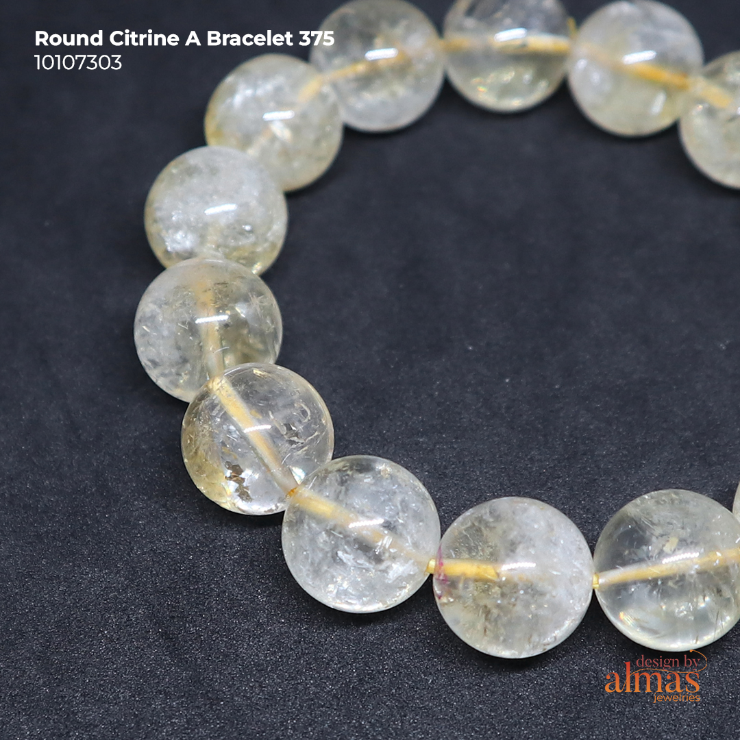 Rd Citrine A Bracelet 375