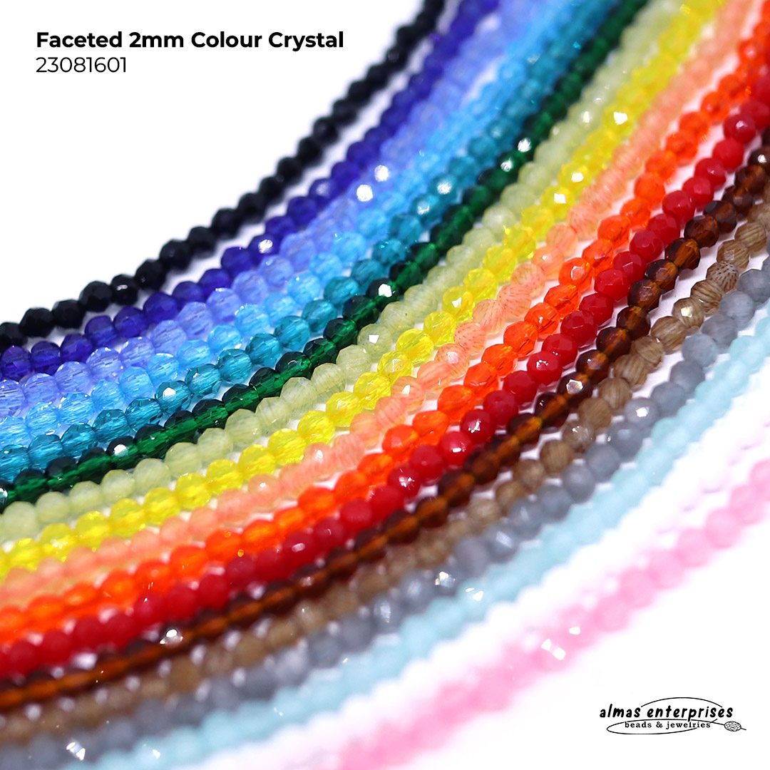 Fac 2mm Col.Crystal