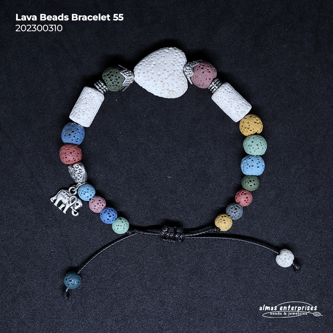 Lava Beads Bracelet