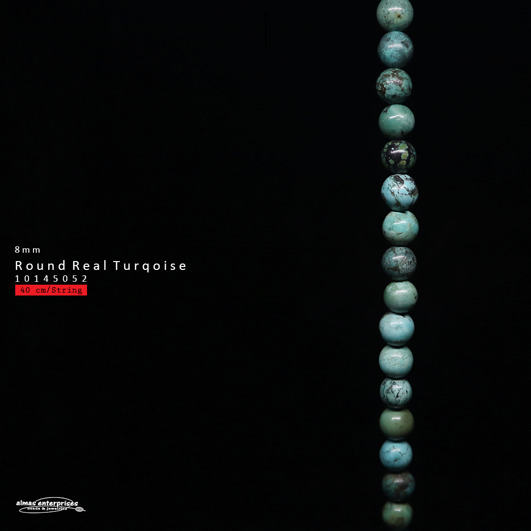 Round Real Turquoise