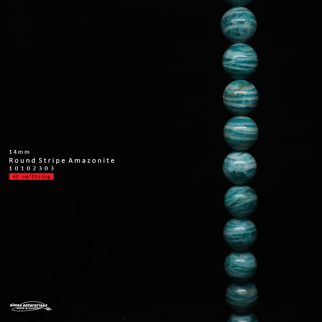 Round Stripe Amazonite