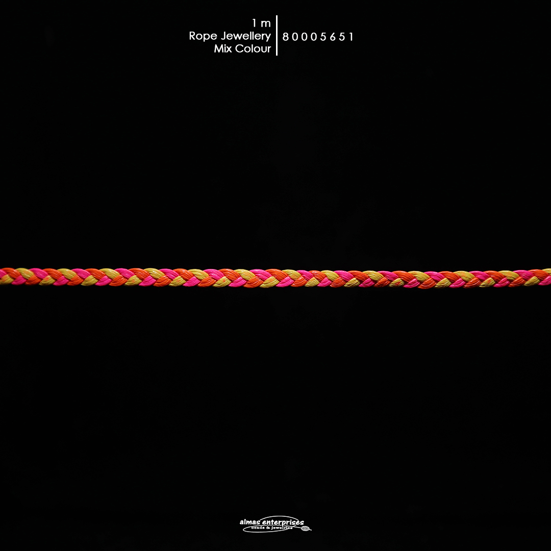 1m Mix Col Jewellery Rope