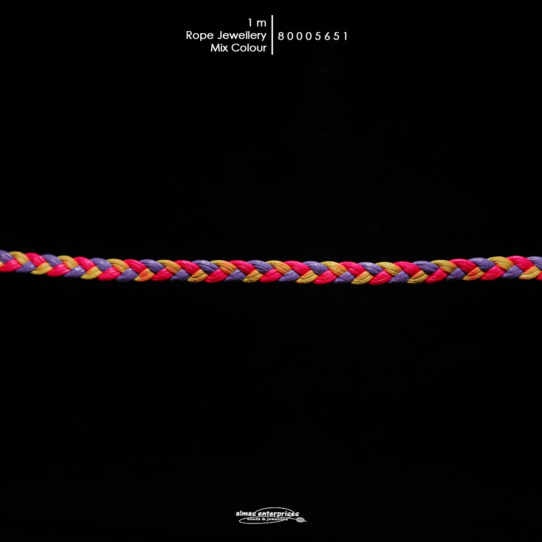 1m Mix Col Jewellery Rope