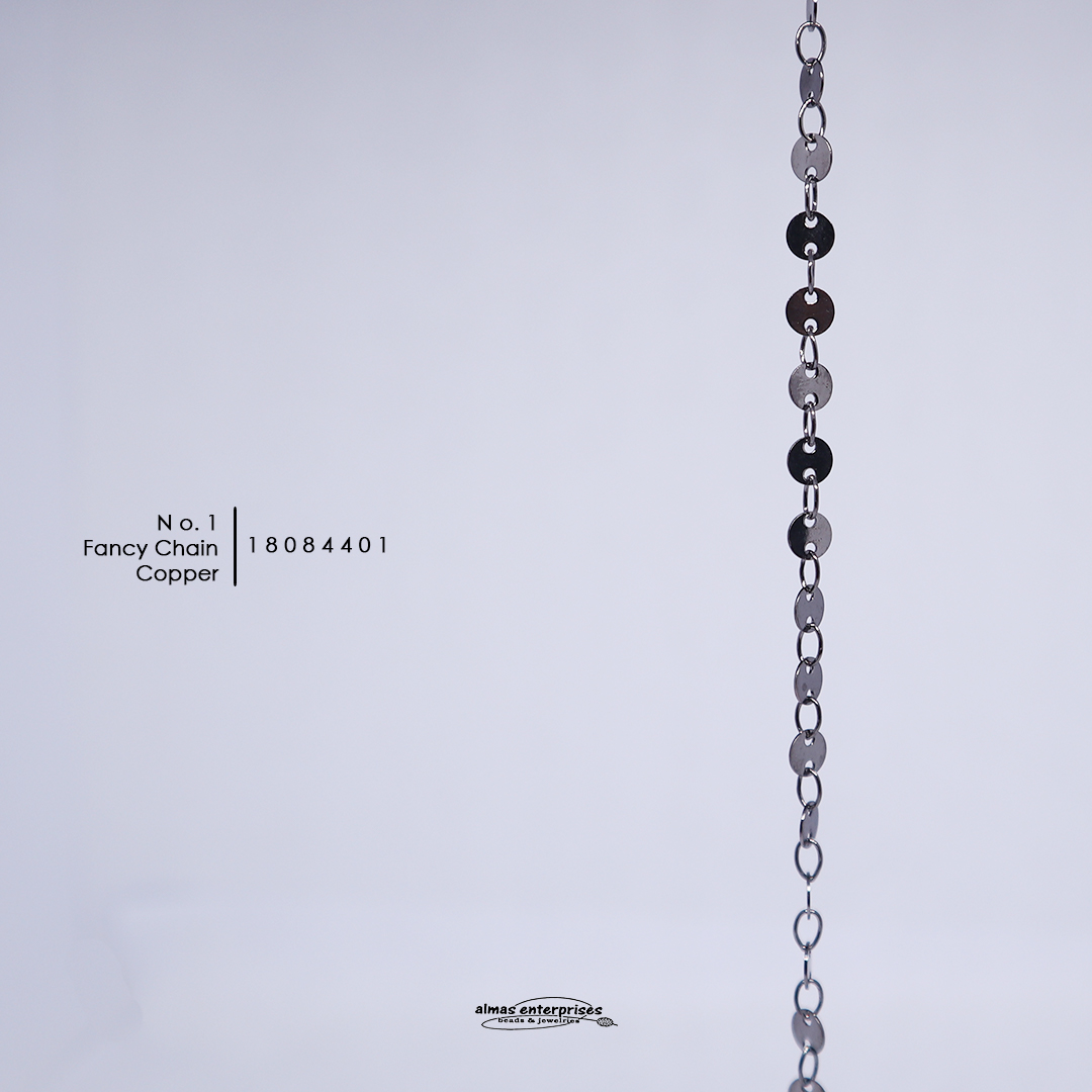 No.1 Copper Fancy Chain/m
