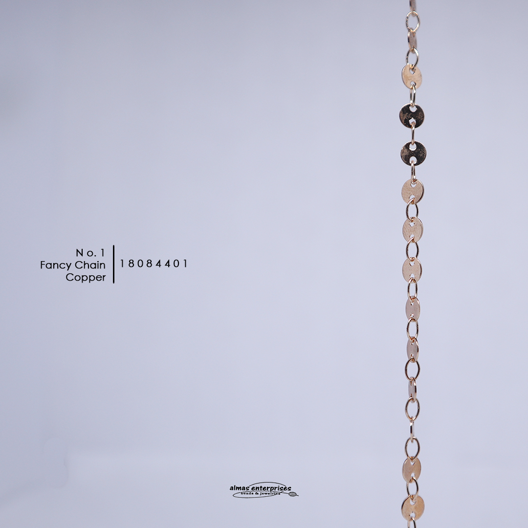 No.1 Copper Fancy Chain/m