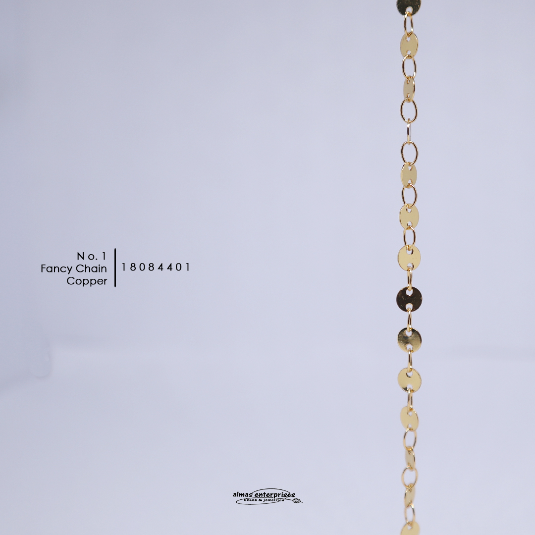 No.1 Copper Fancy Chain/m