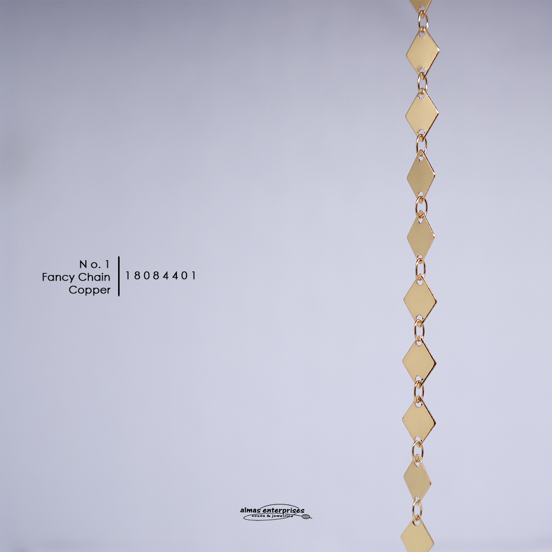 No.1 Copper Fancy Chain/m