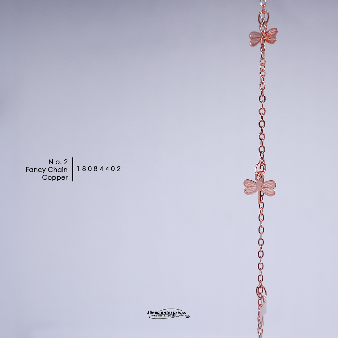 No.2 Copper Fancy Chain/m