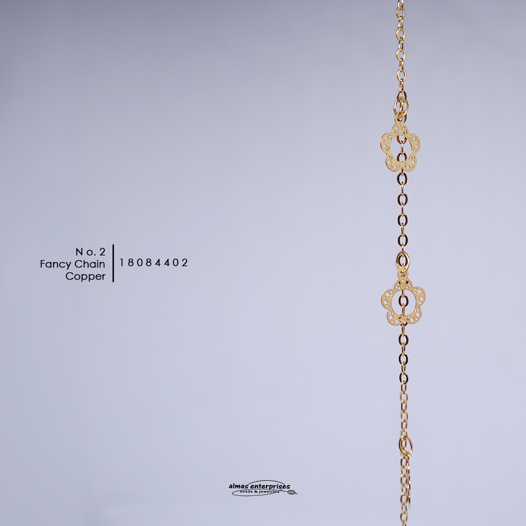 No.2 Copper Fancy Chain/m