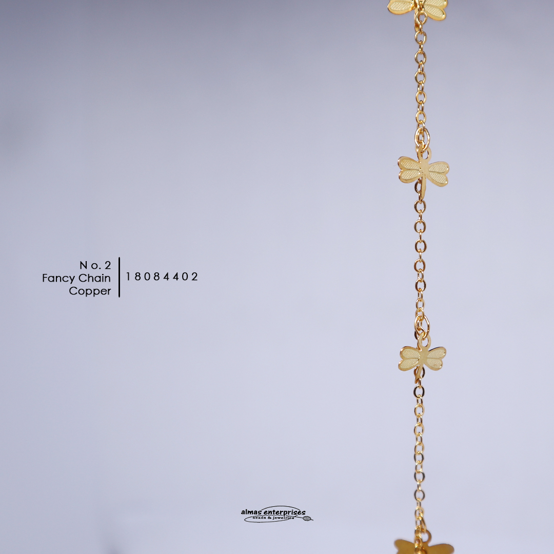 No.2 Copper Fancy Chain/m