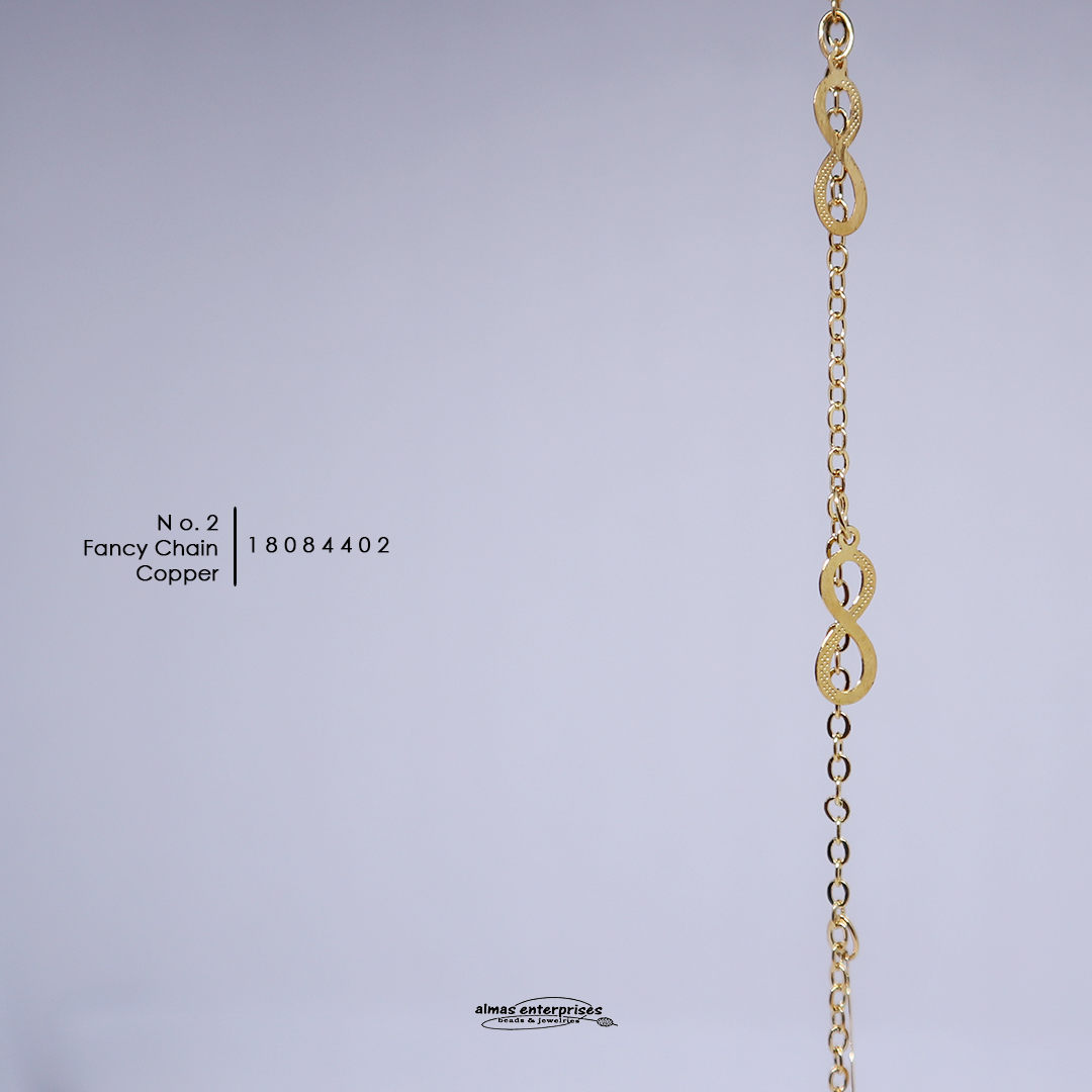 No.2 Copper Fancy Chain/m
