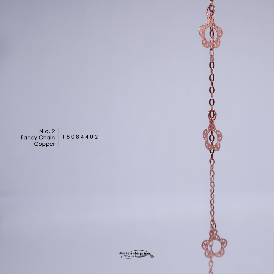 No.2 Copper Fancy Chain/m