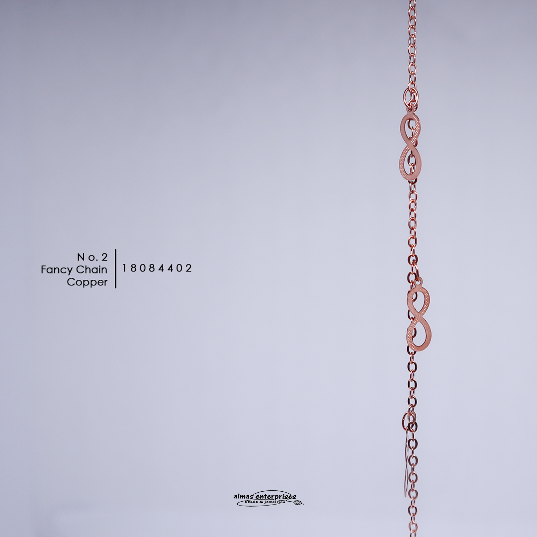 No.2 Copper Fancy Chain/m